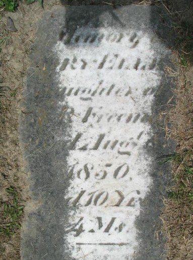 Mary Ellen Freeman tombstone